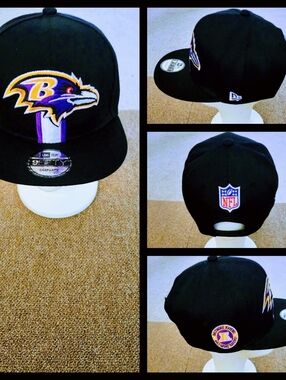 BALTIMORE RAVENS NFL FOOTBALL SNAPBACK HAT.